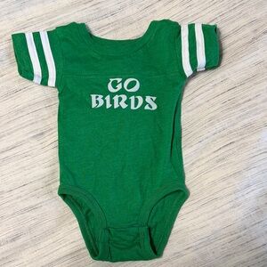 Green 'Go Birds' Kids One Piece